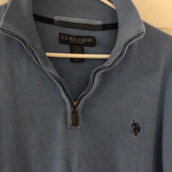 U.S. POLO ASSN. Quarter Zip Sweater - Picture 2 of 5